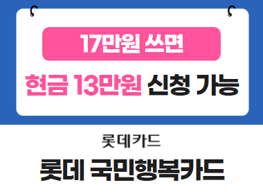 롯데 국민행복카드